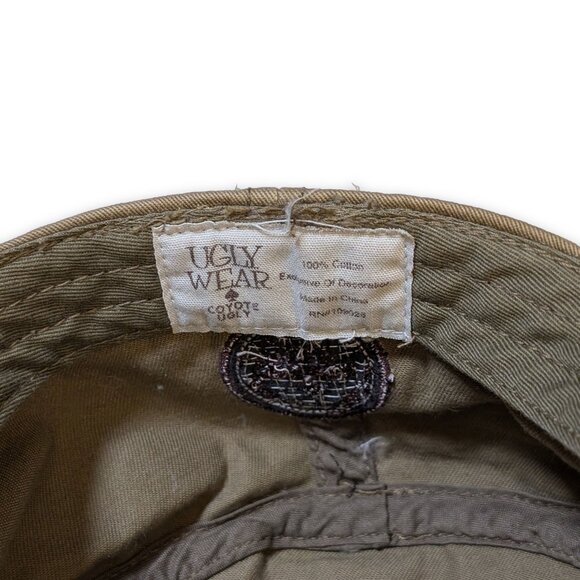 Coyote Ugly Cadet Hat Bar Dance Ugly Wear Military Style Cap Olive Green Pink - Picture 4 of 5